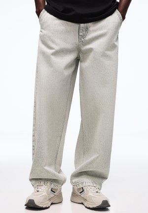 Bershka SKATER - Jeans Relaxed Fit - grey