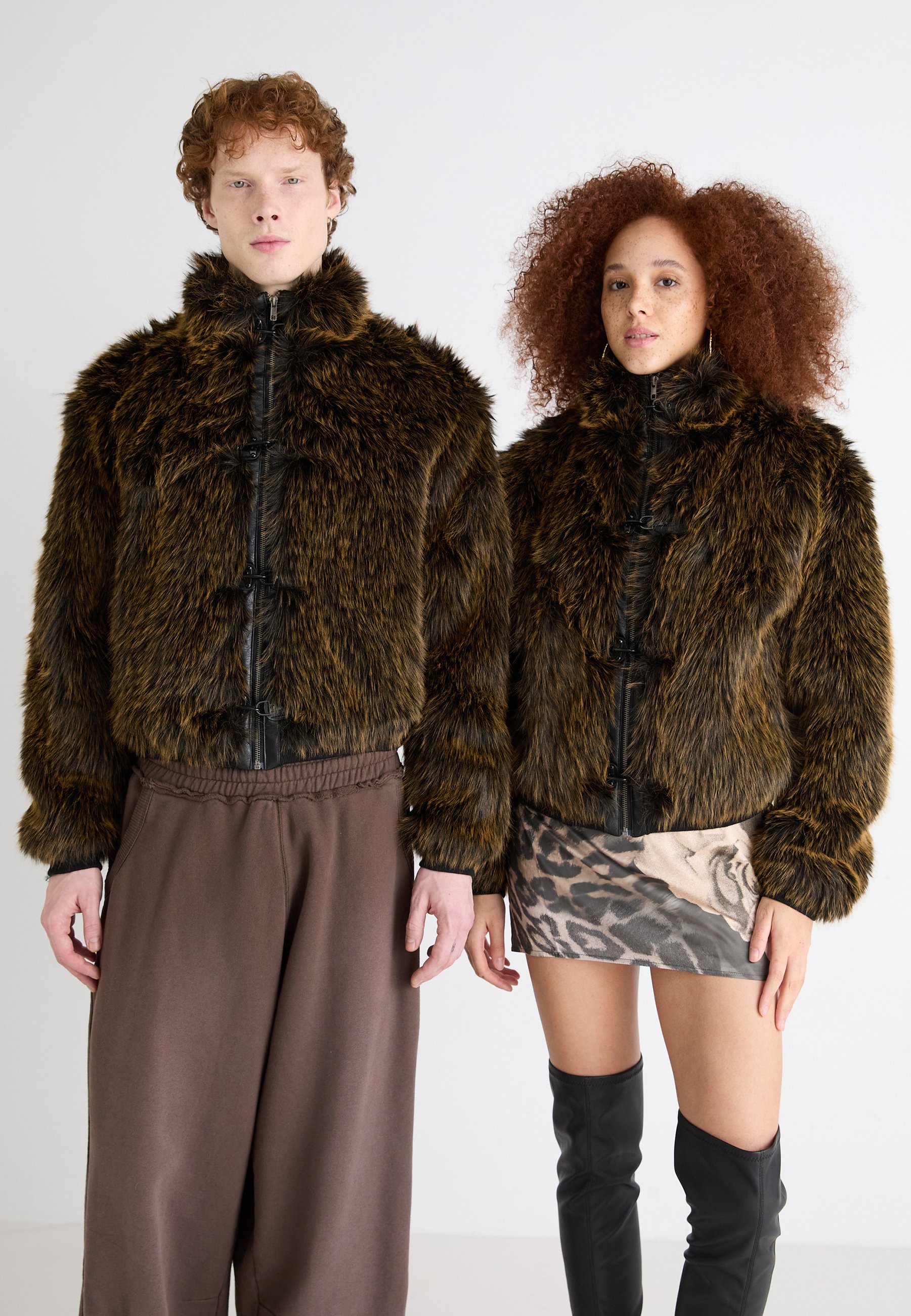 Jaded London MENDOZA JACKET UNISEX - Winter jacket - dark brown 