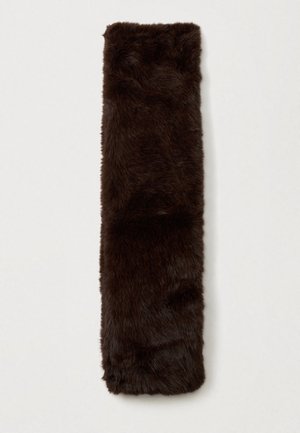 FURRY SCARF UNISEX - Scarf - dark brown