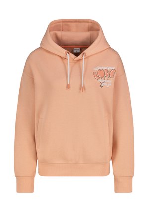MIT SPREAD YOUR LOVE SCHRIFTZUG - Hoodie - orange