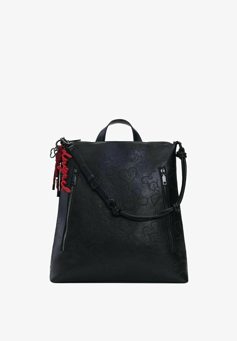 Desigual MEDIUM WITH MICKEY MOUSE APPLIQUÉS - Rucksack - black - Zalando