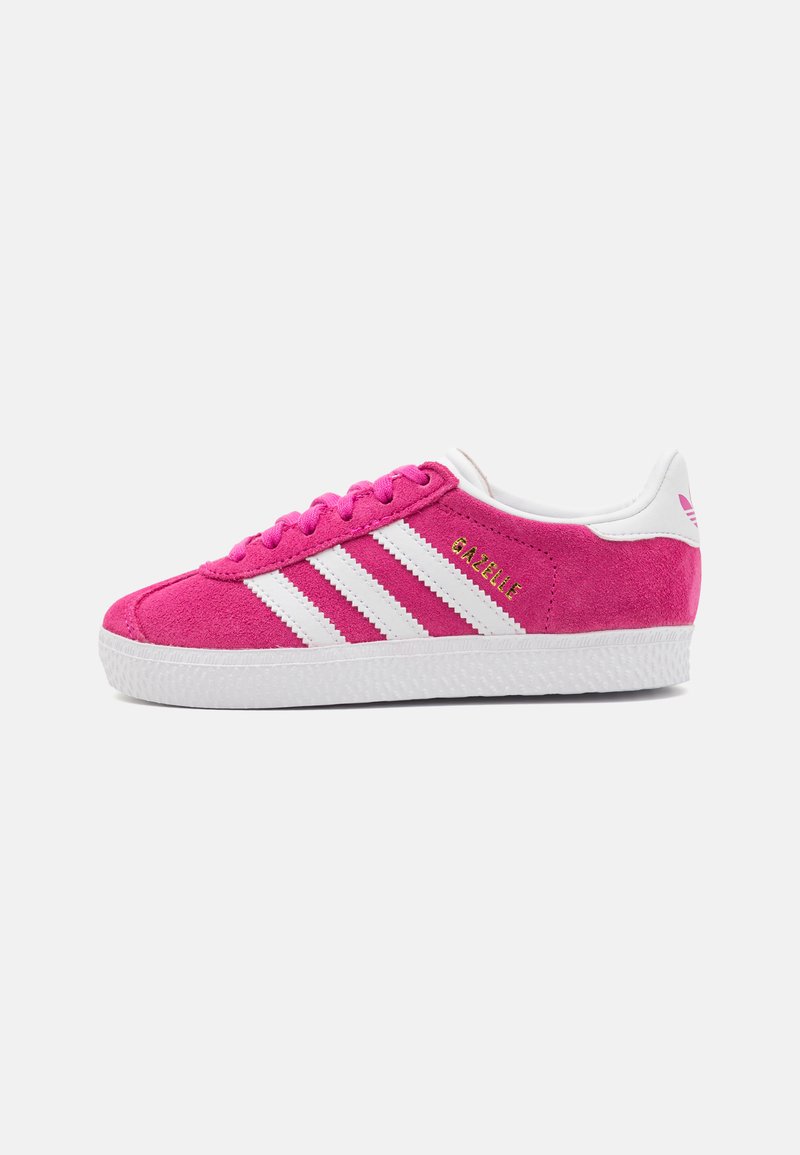 adidas Originals GAZELLE UNISEX - Sapatilhas - semi lucid fuchsia/footwear white/gold metallic