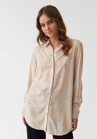 TATUUM - LIBU - Button-down blouse - light beige Thumbnail Image 1