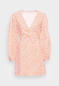 Não selecionado, white coral ditsy