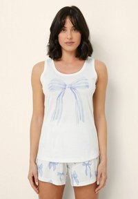 Yamamay CHIC BOWS SET - Pyžamová sada - white light blue with print