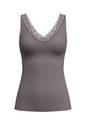 Calida, DAMEN TOP OHNE ARM - Top - sparrow brown