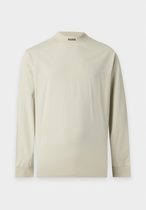 BOSS, TEE COLLAR LONG - T-shirt à manches longues - light beige