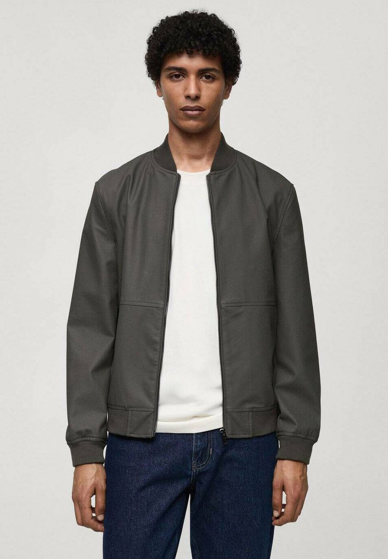 Mango Bomberjacke - grey