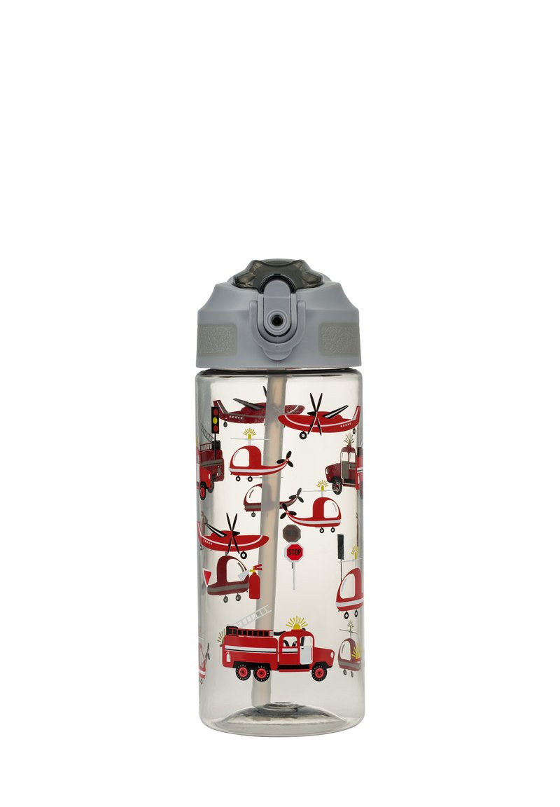 Baagl MIT STROHHALM LEBENSRETTER 500 ML - Trinkflasche - grau