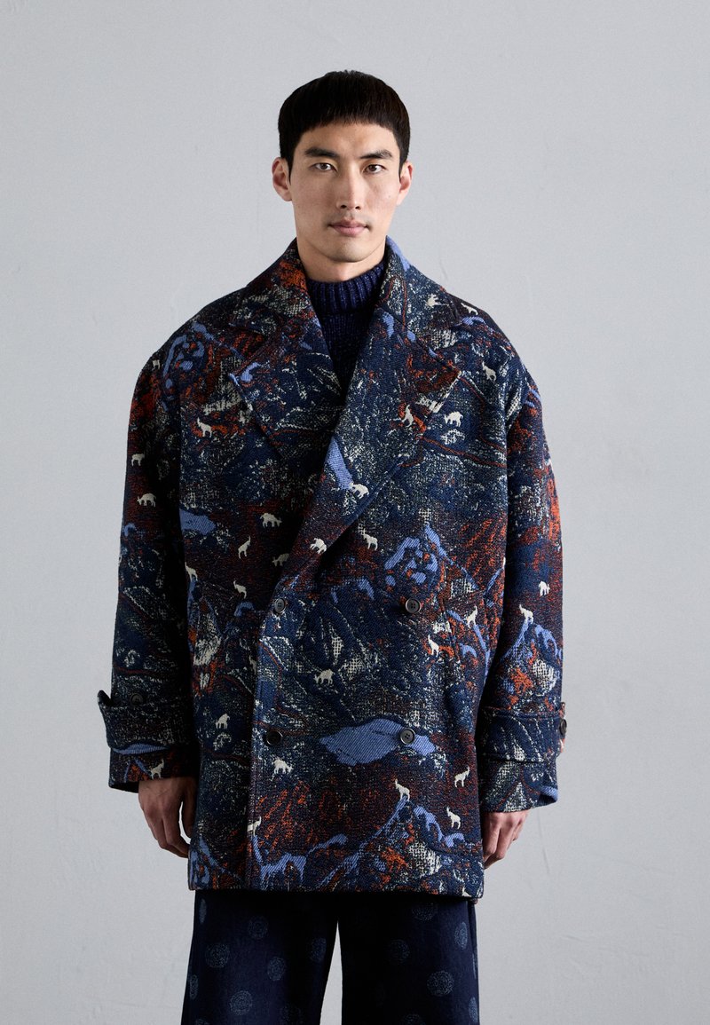 Henrik Vibskov DIMOUT COAT - Īss mētelis - black