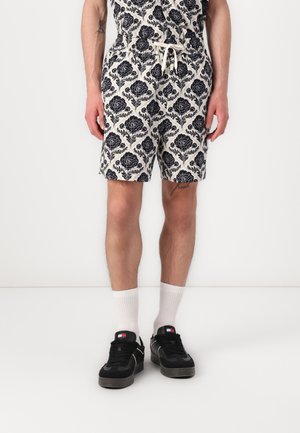 LESLEY FLOWER TILE - Shorts - navy/ivory