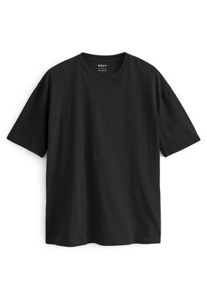 ESSENTIAL CREW NECK - Pamata T-krekls - black