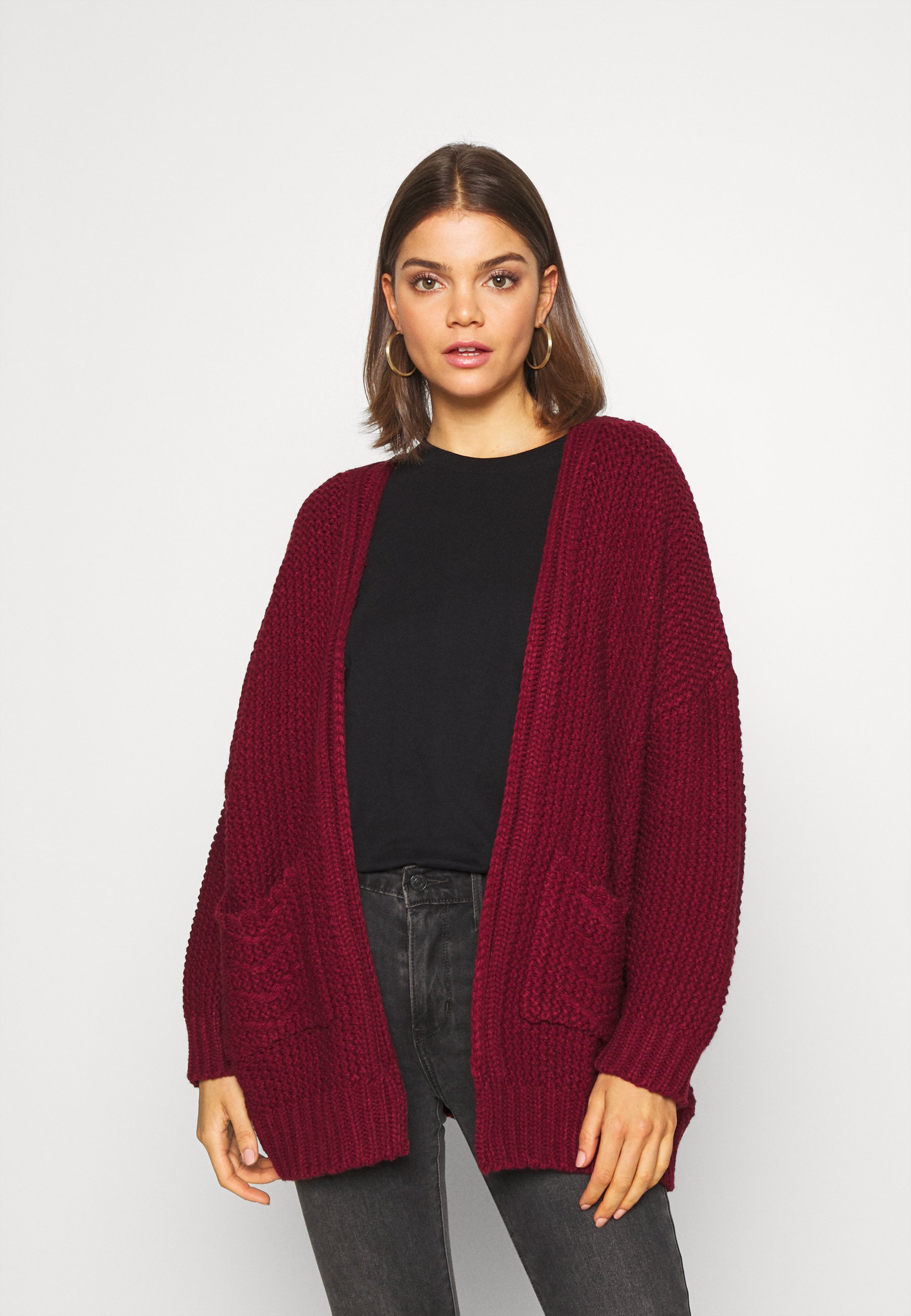red ladies cardigan uk