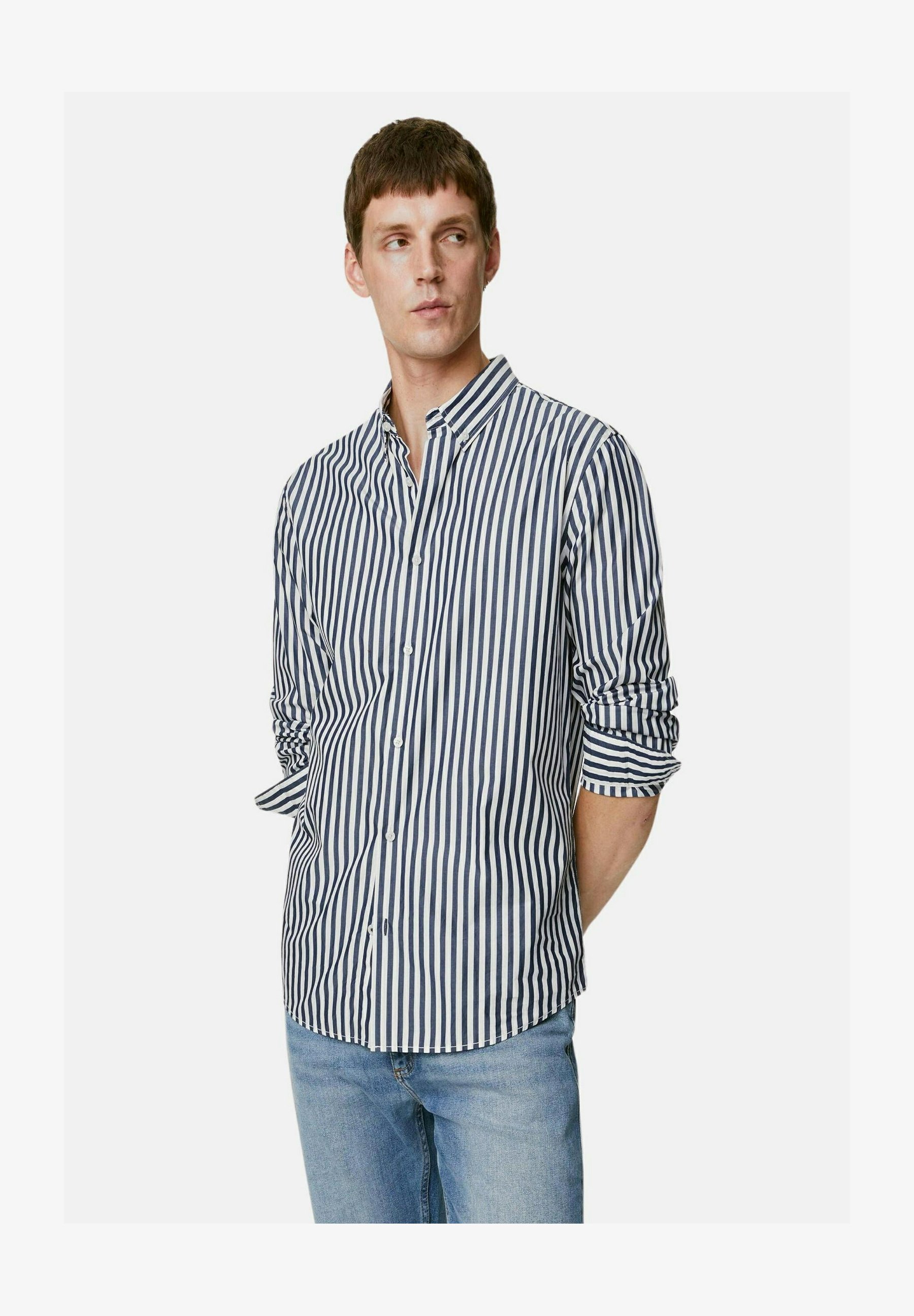 ESPRIT Camicia Uomo In Cotone Sostenibile - Colletto Rovesciato, Abbottonatura Completa, Look Casual-Sportivo