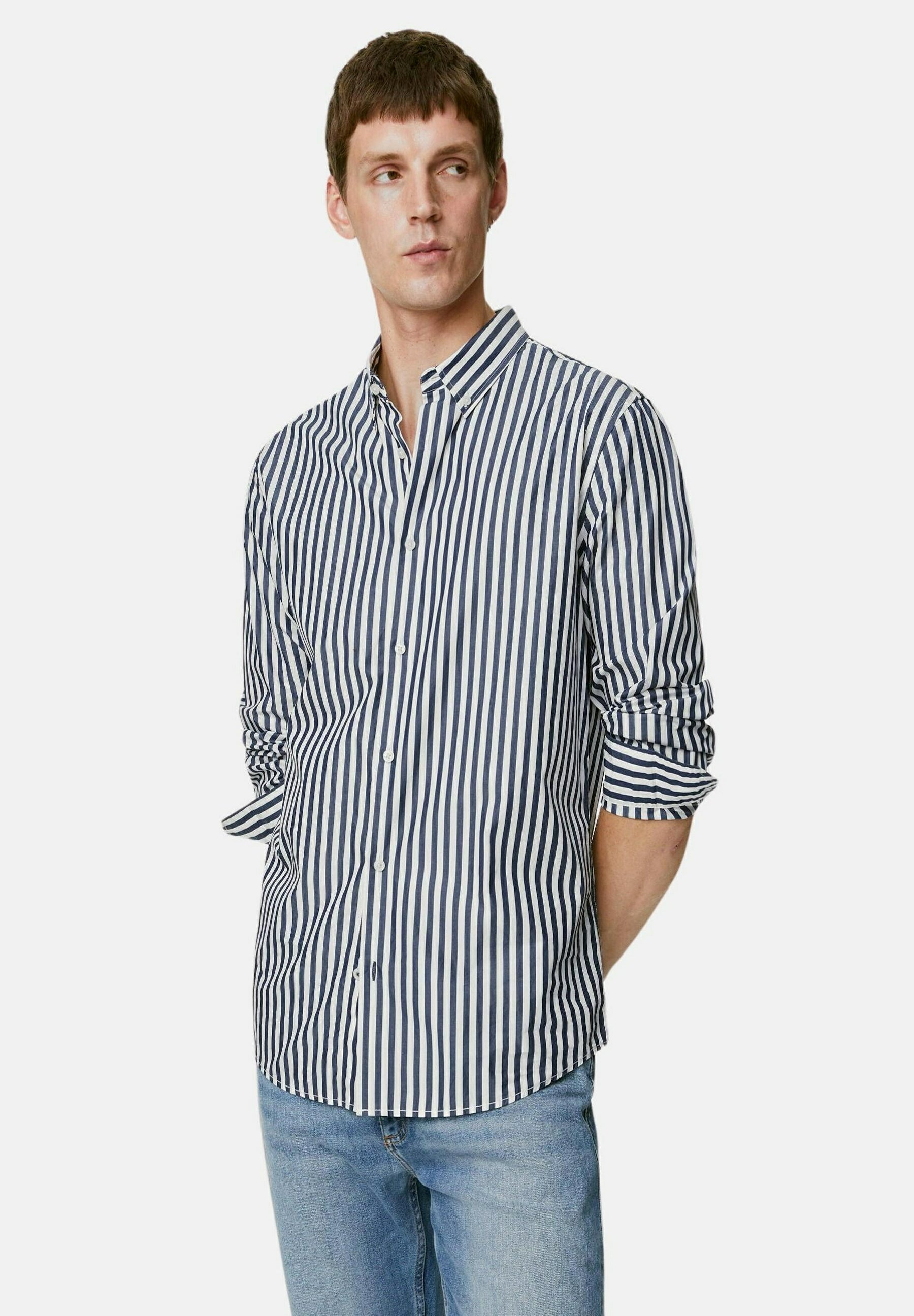 ESPRIT Camicia Uomo In Cotone Sostenibile - Colletto Rovesciato, Abbottonatura Completa, Look Casual-Sportivo