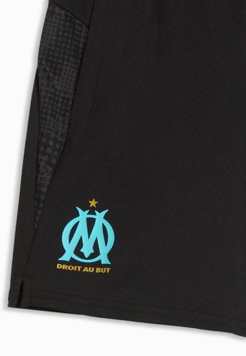 PUMA OLYMPIQUE DE MARSEILLE TRAINING PANTS YOUTH - Club wear - black-team aqua — photo 3