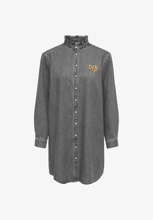 ONLY, DENIM DRESS ONLWENDY SHORT DRESS - Robe en jean - medium grey denim