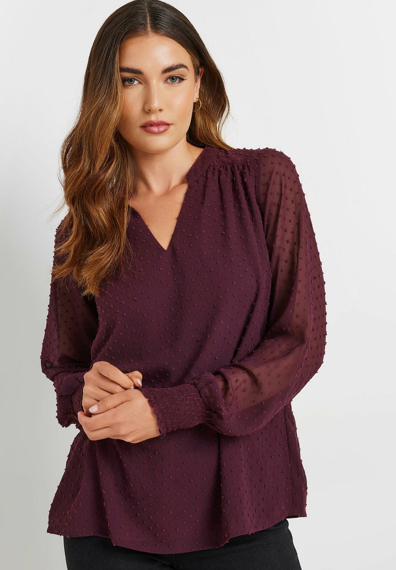 Long Tall Sally DOBBY SPOT - Bluse - red