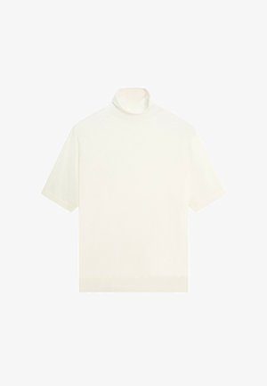 Massimo Dutti, Linen blend embroidered kaftan dress - T-shirts basic - sand