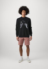 HUF SONG INTARSIA UNISEX - Jumper - black