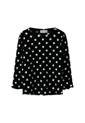 REGULAR FIT - Maglietta a manica lunga - black