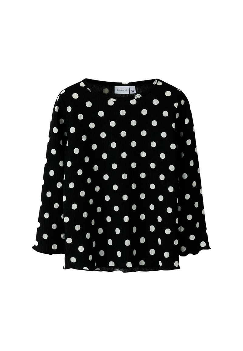 Name it REGULAR FIT - Langærmet T-shirt - black