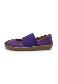 Ankle strap ballet pumps - viola