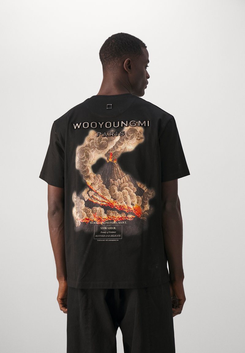WOOYOUNGMI MENS - Print T-shirt - black - Zalando.co.uk 