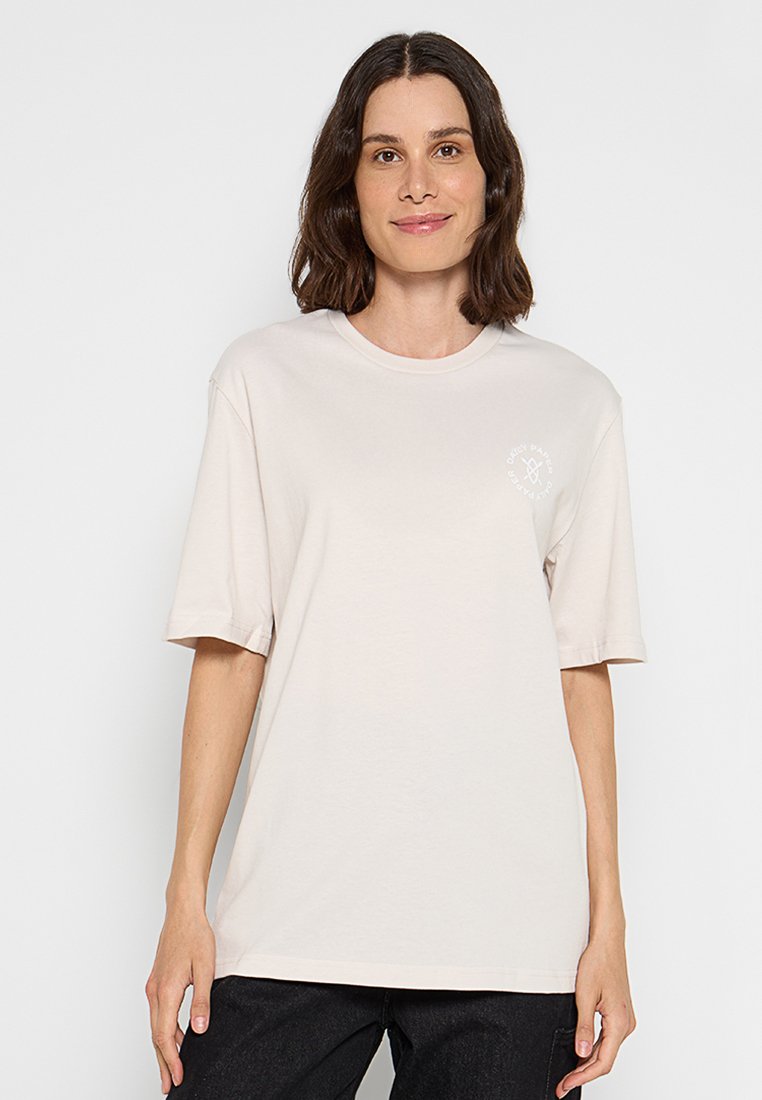 Daily Paper T-shirt basic zandkleur