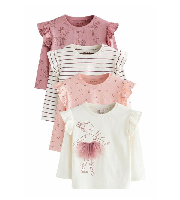 FRILL 4 PACK - REGULAR FIT - Langarmshirt - purple