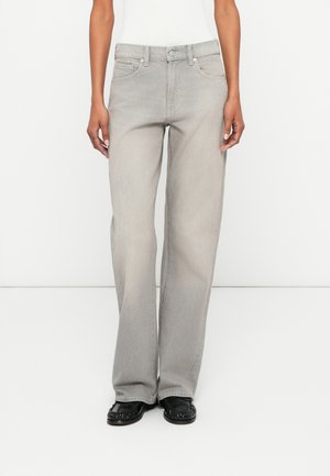 TESS TROUSER - Široké nohavice - grey denim