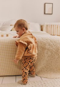 Next COSY SET - Legíny – nohavice - tan brown leopard print