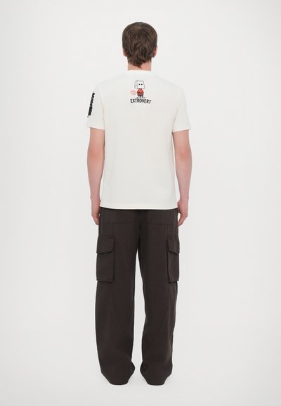 Iceberg Print T-shirt - vaniglia