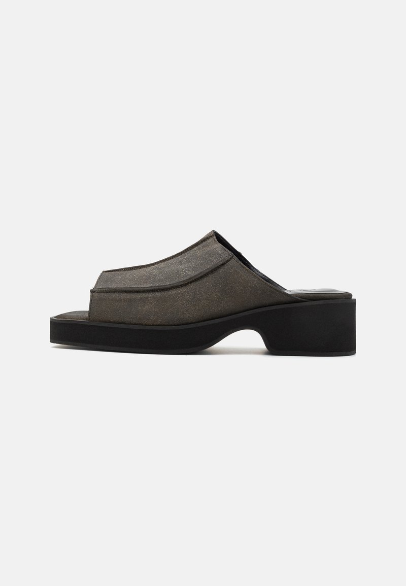 ECKHAUS LATTA - FRAME SLIDE UNISEX - Ciabattine - grey, Ingrandire