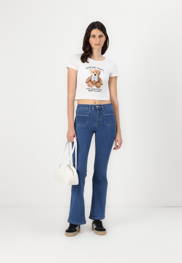 ONLWAUW POCKET FLARED BOZ - Flared Jeans4