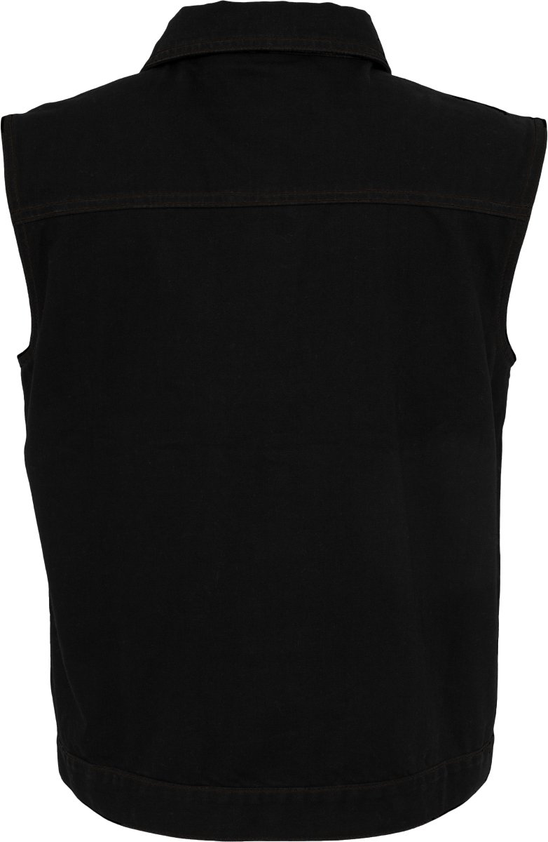 Herren Leichte Jacken | Urban Classics DENIM VEST Weste blackraw/schwarz - ZQ13845 Herren Leichte Jacken | Urban Classics DENIM VEST Weste blackraw/schwarz - ZQ13845