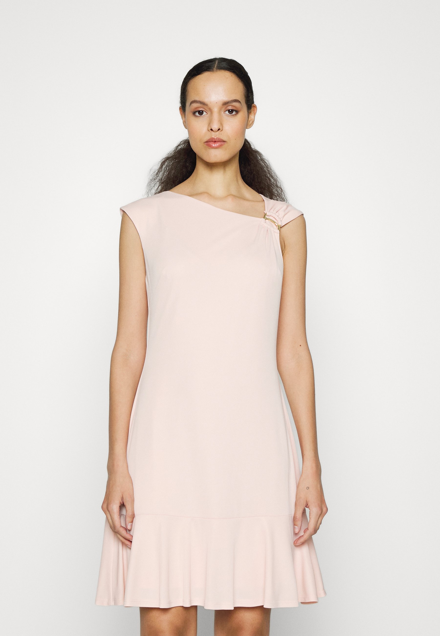 asymmetrical jersey dress