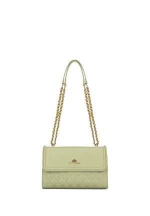 QUILTED FLAP - Handtas - light green