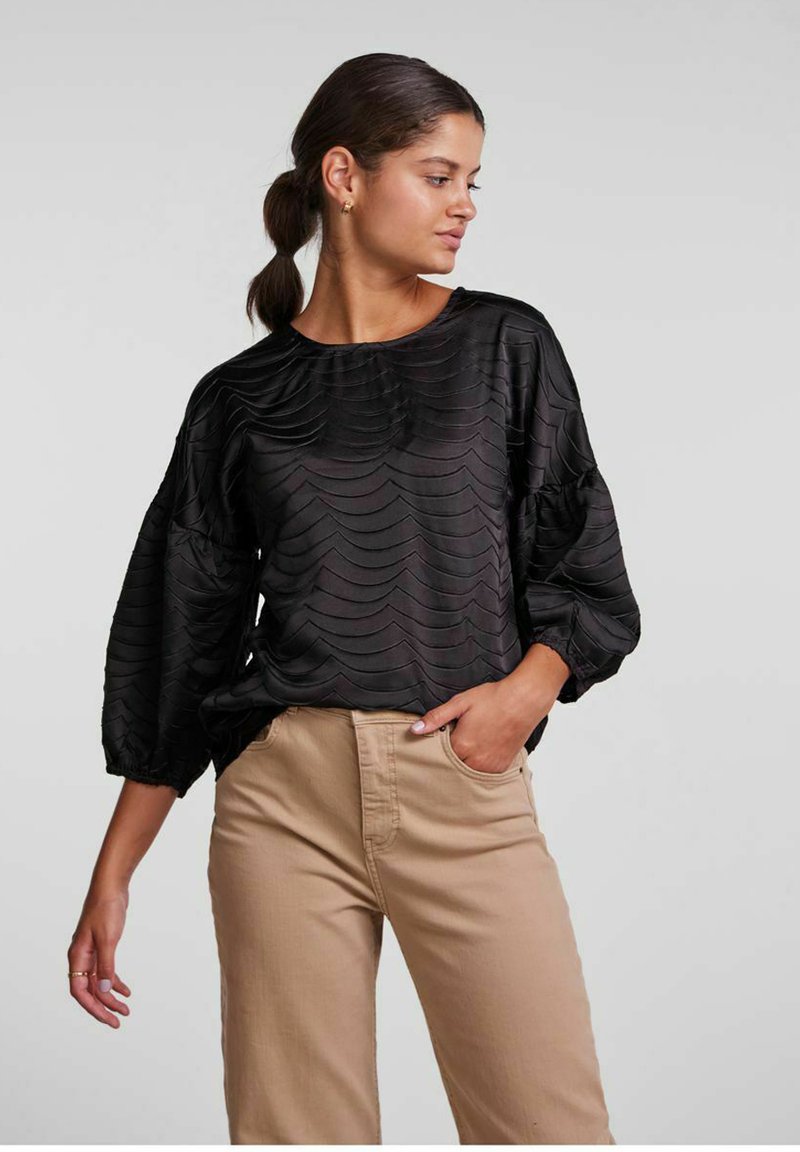 PIECES dam blus PCSIMINA - Black