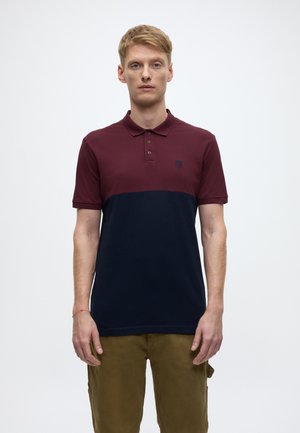 Pier One COLOUR BLOCK POLO - Polotričko - sky captain/port royale