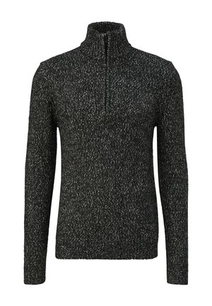 s.Oliver MIT REISSVERSCHLUSS - Jumper - schwarz