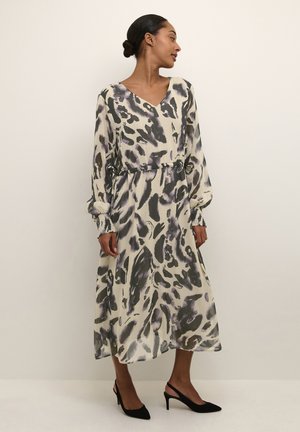 KAFINA  - Robe de jour - black feather gray leo