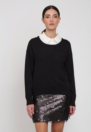 INFLUENCER, INFLUENCER PULLOVER SLOUCHY PULLOVER - Pullover - black