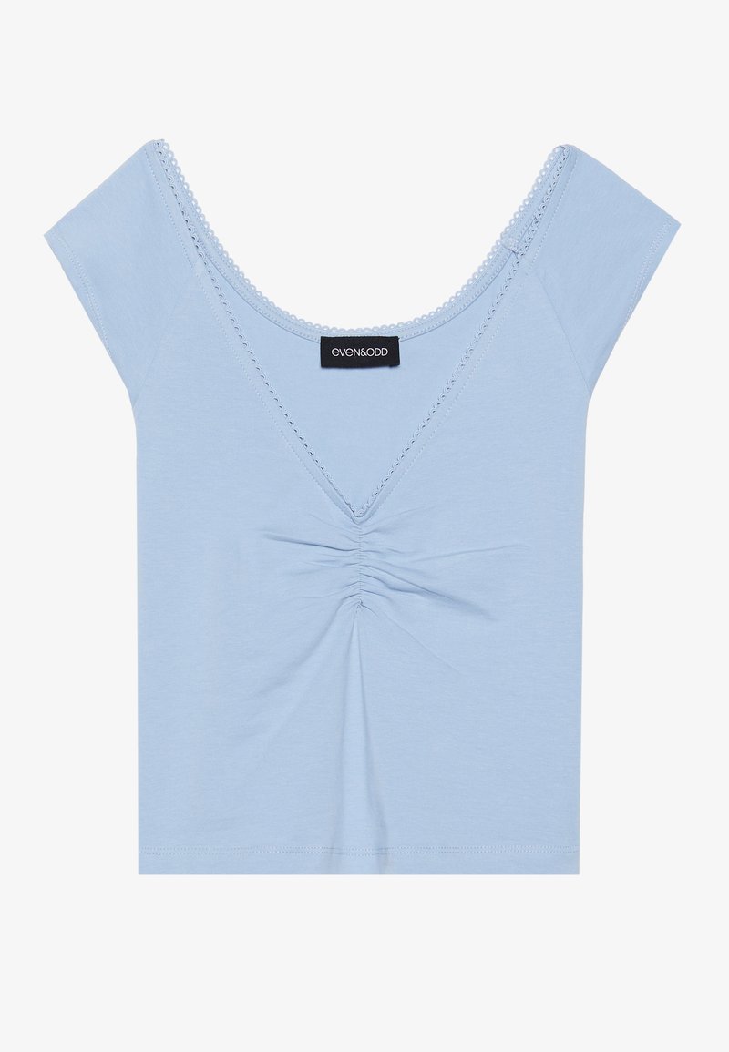 Even&Odd T-shirt basic lichtblauw