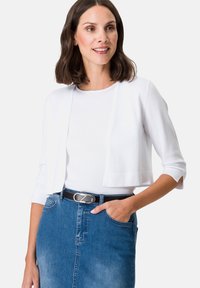 zero - KURZ - Cardigan - brilliant white Thumbnail Image 1