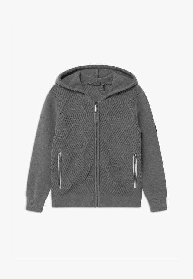 ZIP UP HOODIE - Cardigan - granit