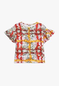 Molo RAYAH - Triko s potiskem - mottled light grey/red