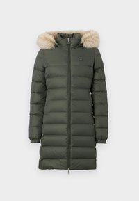 ESSENTIAL HOODED  - Donsjas - pewter green