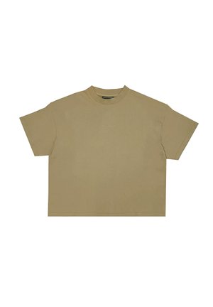 Basic T-shirt - vintage washed espresso gum