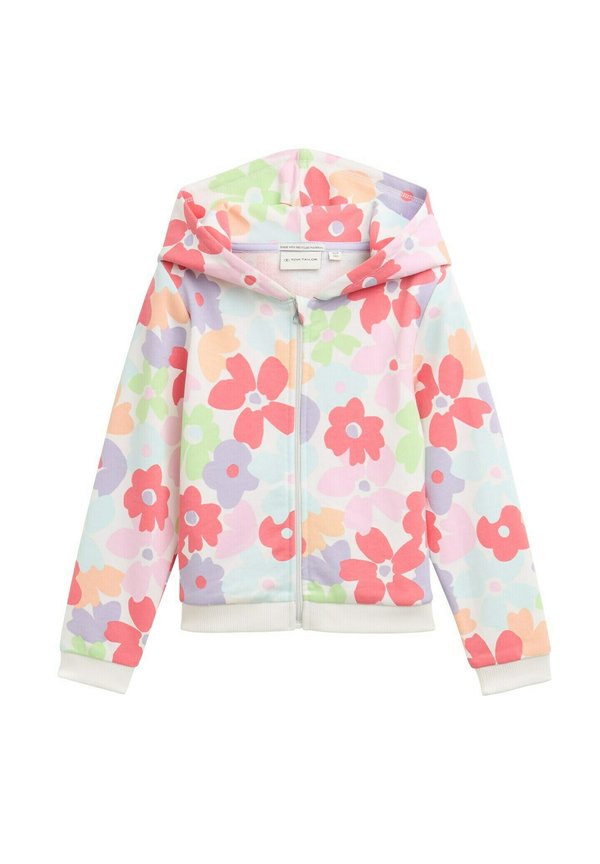 Sweatjacke - big multicolor flower print